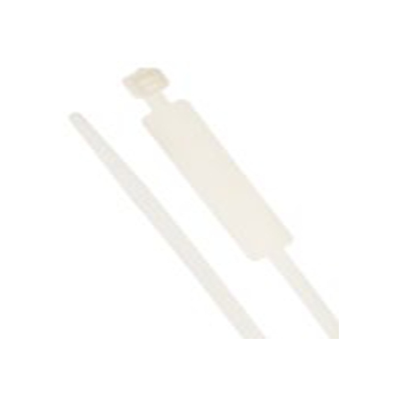 RS PRO,812-1552,电缆标识 82 mm, 天然色, 自熄灭, 300 mm x 4.8 mm