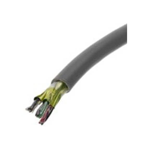 RS PRO,812-4696,3对 0.33 mm² 工业电缆 50 m, 聚氯乙烯 灰色护套