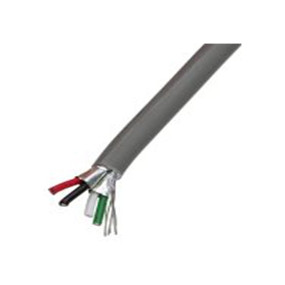 RS PRO,812-4753,2对 0.76 mm² 工业电缆 100 m, 低烟，无卤 灰色护套