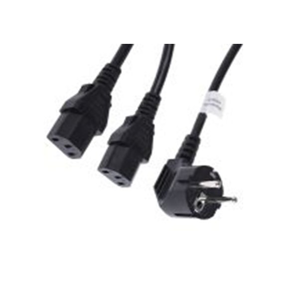 RS PRO,818-8903,2.5 m 电源线, 250 V, IEC C13转CEE 7/7 聚氯乙烯, 黑色, 符合CE标准