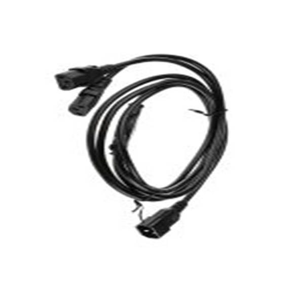 RS PRO,818-8909,2.5 m 电源线, 250V, IEC C13转IEC C14 聚氯乙烯, 黑色, 符合CE标准