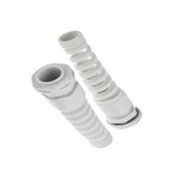 RS PRO,822-9596,尼龙 66 电缆接头, PG16, 10 mm至14 mm线径, IP68, 灰色 包括锁紧螺母