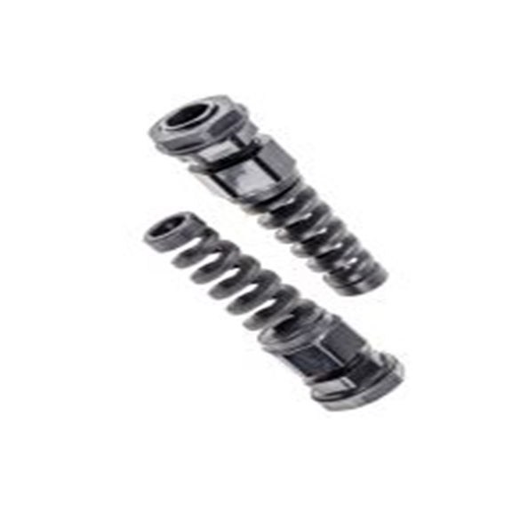 RS PRO,822-9603,尼龙 66 电缆接头, PG9, 4 mm至8 mm线径, IP68, 黑色 包括锁紧螺母