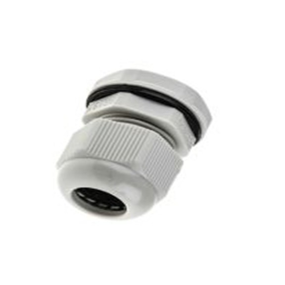 RS PRO,822-9656,尼龙 66 电缆接头, PG13.5, 6 mm至12 mm线径, IP68, 灰色 包括锁紧螺母