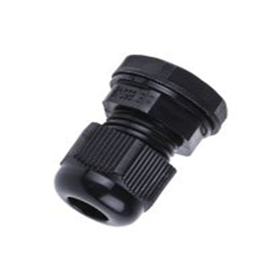 RS PRO,822-9675,尼龙 66 电缆接头, PG9, 4 mm至8 mm线径, IP68, 黑色 包括锁紧螺母