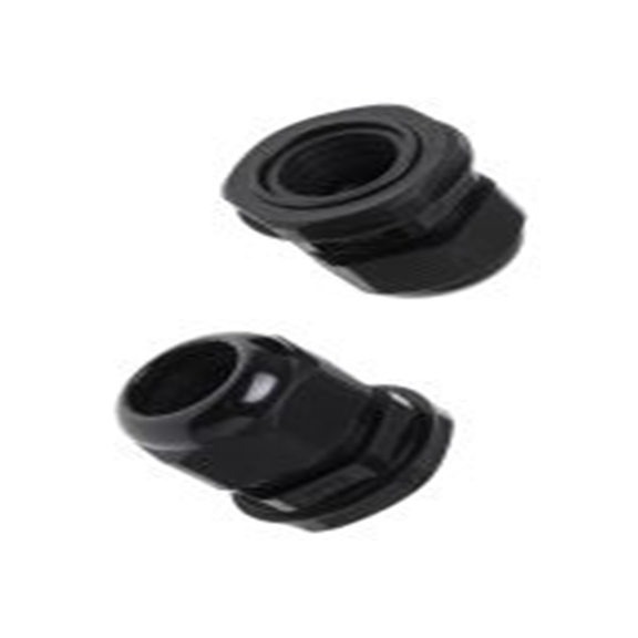 RS PRO,822-9688,尼龙 66 电缆接头, PG29, 18 mm至25 mm线径, IP68, 黑色 包括锁紧螺母