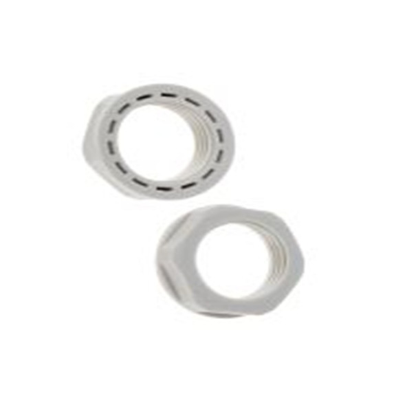 RS PRO,822-9704,PG13.5 锁紧螺母, 尼龙 66制, 灰色, IP68