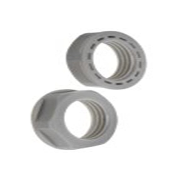 RS PRO,822-9707,PG16 锁紧螺母, 尼龙 66制, 灰色, IP68