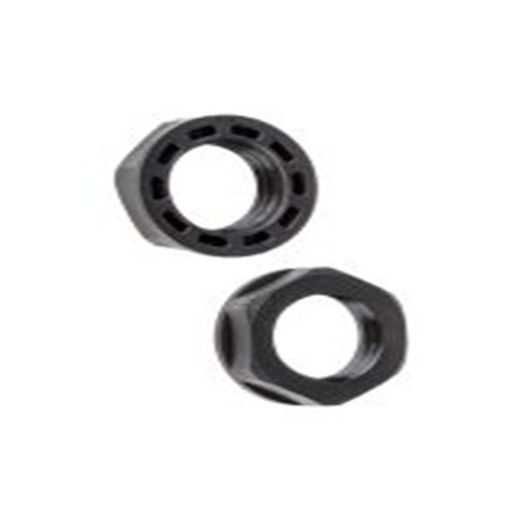 RS PRO,822-9717,PG9 锁紧螺母, 尼龙 66制, 黑色, IP68