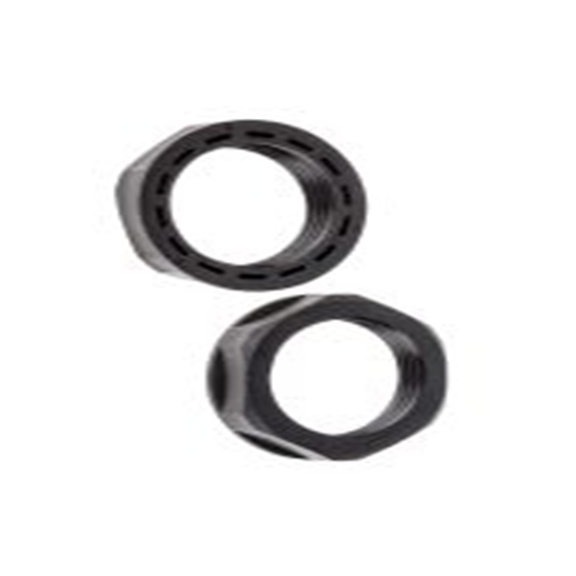 RS PRO,822-9732,PG21 锁紧螺母, 尼龙 66制, 黑色, IP68