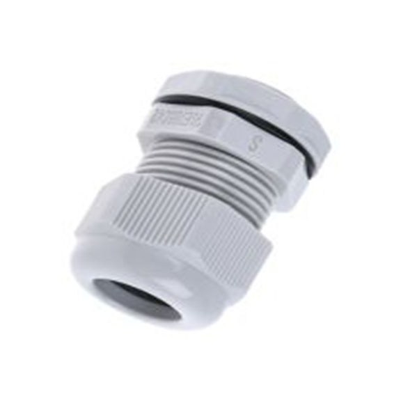 RS PRO,822-9757,尼龙 66 电缆接头, M20, 10 mm至14 mm线径, IP68, 灰色 包括锁紧螺母, AG-D系列