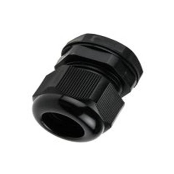 RS PRO,822-9763,尼龙 66 电缆接头, M25, 13 mm至18 mm线径, IP68, 黑色 包括锁紧螺母, AG-D系列