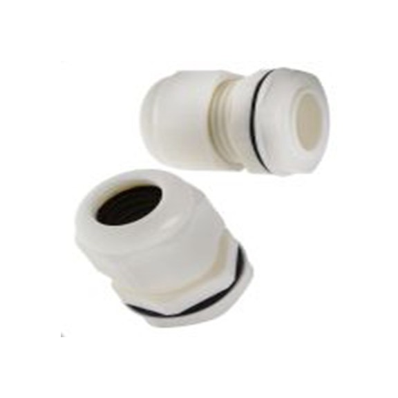 RS PRO,822-9785,尼龙 66 电缆接头, M25, 13 mm至18 mm线径, IP68, 白色 包括锁紧螺母, AG-D系列