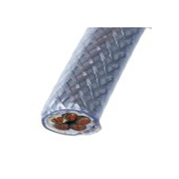 RS PRO,827-4215,RS PRO , SY系列 5芯 控制电缆 6 mm² 9 AWG, 屏蔽, 50 m长, 透明 聚氯乙烯护套