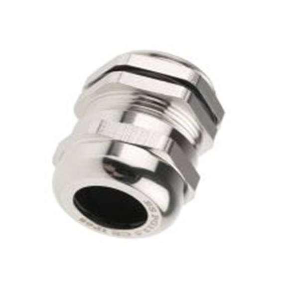 RS PRO,831-9052,镀镍黄铜 电缆接头, PG13.5, 6 mm至12 mm线径, IP68, 金属 包括锁紧螺母