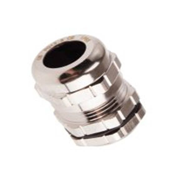 RS PRO,835-4099,镀镍黄铜 电缆接头, PG13.5, 6 mm至12 mm线径, IP68, 金属 包括锁紧螺母