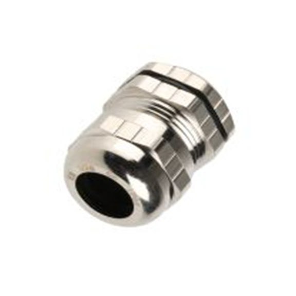 RS PRO,835-4112,镀镍黄铜 电缆接头, M20, 6 mm至12 mm线径, IP68, 金属 包括锁紧螺母