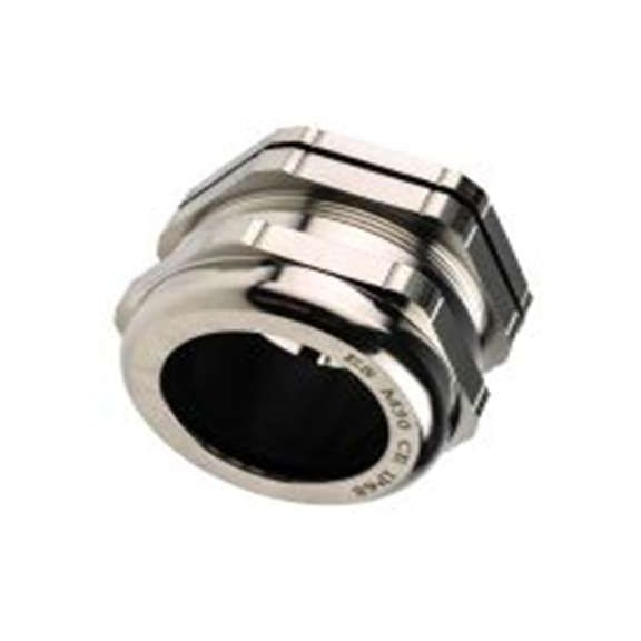 RS PRO,835-4122,镀镍黄铜 电缆接头, M50, 30 mm至38 mm线径, IP68, 金属 包括锁紧螺母