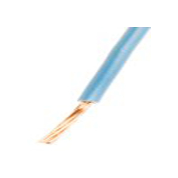 RS PRO,836-0861,蓝色 绞合 6491X 架空电缆, 1.5 mm², 100 m长 7/0.53 mm, 16 AWG 聚氯乙烯, 750 V, 最高70 °C, H07V-R系列