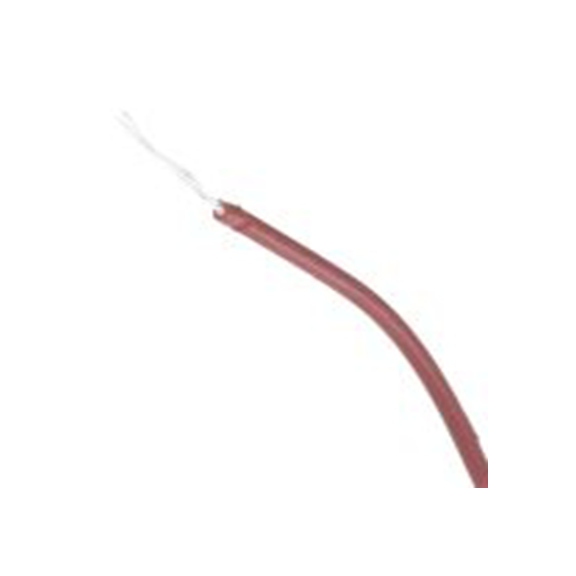 RS PRO,841-7383,棕色 设备电线 B 型 架空电缆, 0.22 mm², 100 m长 7/0.2 mm, 24 AWG 聚四氟乙烯, 600 V, 最高200 °C