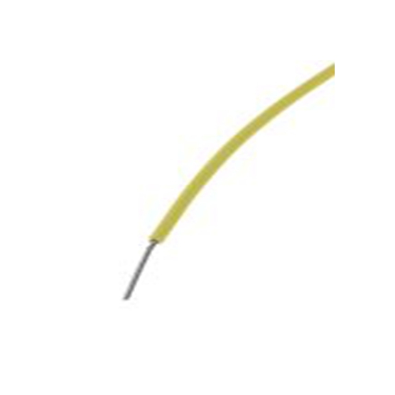 RS PRO,841-7406,黄色 设备电线 B 型 架空电缆, 0.34 mm², 25 m长 19/0.15 mm, 22 AWG 聚四氟乙烯, 600 V, 最高200 °C