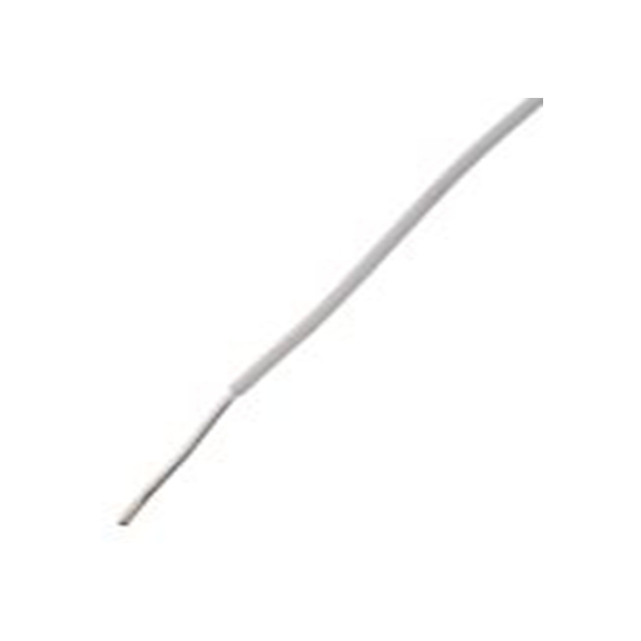 RS PRO,841-7415,白色 设备电线 B 型 架空电缆, 0.34 mm², 100 m长 19/0.15 mm, 22 AWG 聚四氟乙烯, 600 V, 最高200 °C