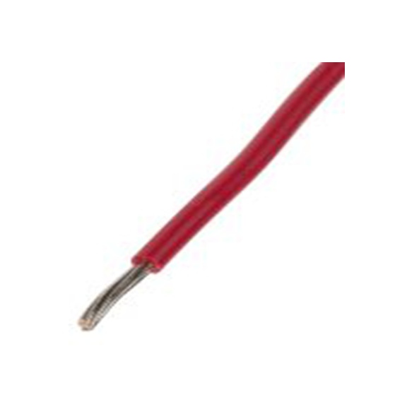 RS PRO,851-3579,红色 KY 30 架空电缆, 0.22 mm², 250 m长 7/0.2 mm, 24 AWG 聚氯乙烯, 250 V, 最高105 °C, KY30系列