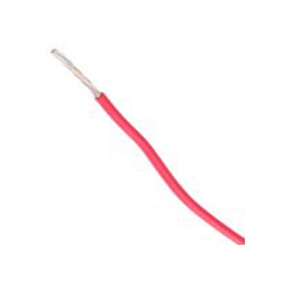 RS PRO,851-3591,红色 KY 30 架空电缆, 0.6 mm², 100 m长 19/0.2 mm, 20 AWG 聚氯乙烯, 250 V, 最高105 °C, KY30系列