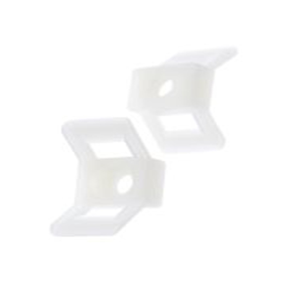 RS PRO,865-9717,RS PRO 扎带固定座, 尼龙 66制, 30 mm长 9.3 mm宽 x 14.7 mm宽, Φ5 mm固定孔, 天然色, HC系列