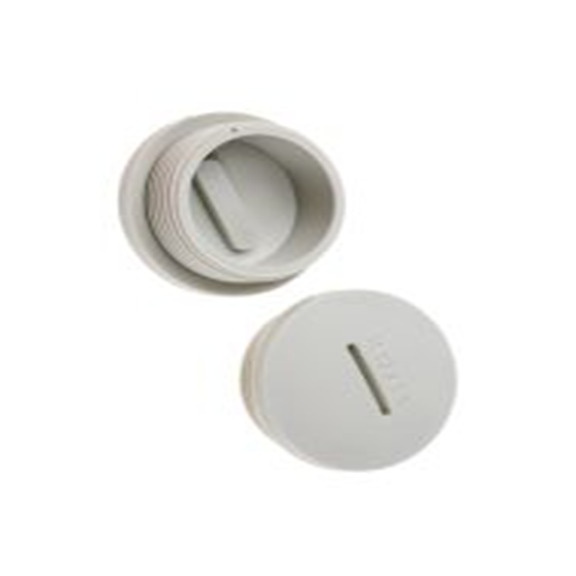 RS PRO,865-9789,尼龙 66 格兰头堵头, M32螺纹, 36.6 mm直径 螺纹, 灰色, 符合UL 94 V-2, 86597系列