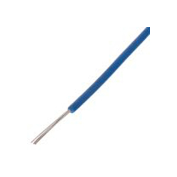 RS PRO,872-4432,蓝色 绞合 汽车原线 架空电缆, 0.08 mm², 100 m长 7/0.12 mm, 28 AWG 改性聚苯醚, 600 V, 最高105 °C, UL11028系