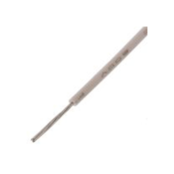 RS PRO,872-4436,白色 绞合 汽车原线 架空电缆, 0.08 mm², 100 m长 7/0.12 mm, 28 AWG 改性聚苯醚, 600 V, 最高105 °C, UL11028系