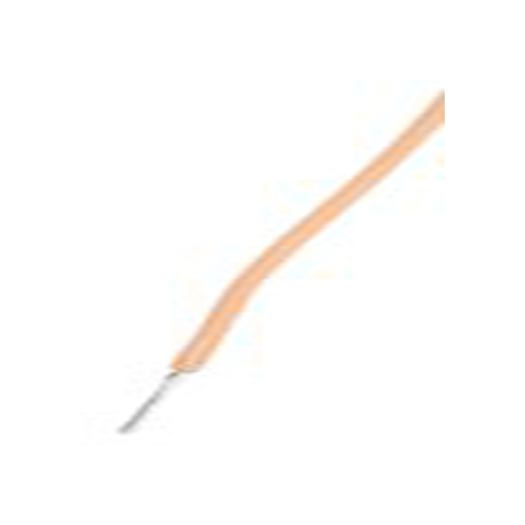 RS PRO,872-4442,橙色 绞合 汽车原线 架空电缆, 0.08 mm², 100 m长 7/0.12 mm, 28 AWG 改性聚苯醚, 600 V, 最高105 °C, UL11028系