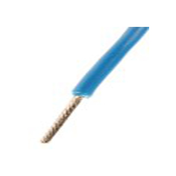 RS PRO,872-4502,蓝色 绞合 汽车原线 架空电缆, 0.2 mm², 100 m长 11/0.16 mm, 24 AWG 改性聚苯醚, 600 V, 最高105 °C, UL11028系