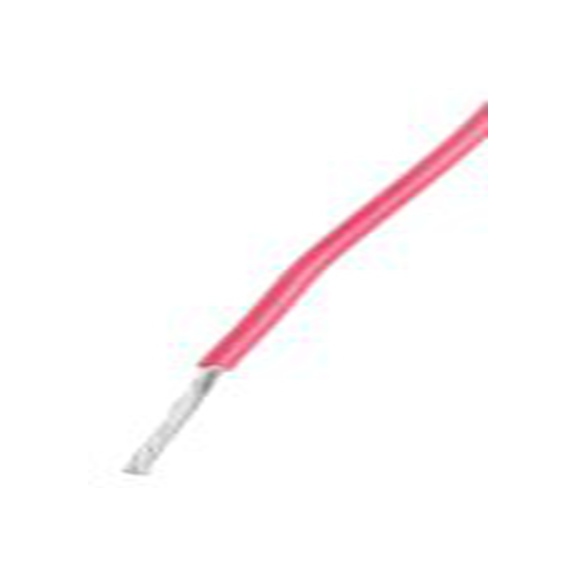 RS PRO,872-4530,红色 绞合 汽车原线 架空电缆, 0.33 mm², 100 m长 7/0.12 mm, 22 AWG 改性聚苯醚, 600 V, 最高105 °C, UL11028系