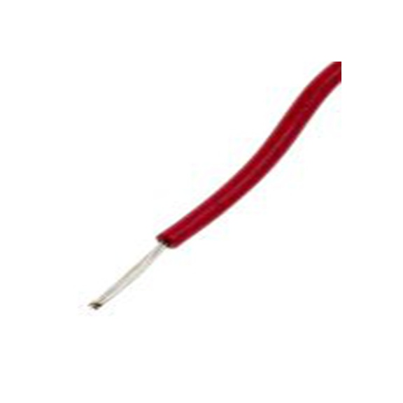 RS PRO,874-0374,红色 绞合 汽车原线 架空电缆, 0.08 mm², 100 m长 7/0.12 mm, 28 AWG 聚氯乙烯, 300 V, 最高80 °C, UL1007系列