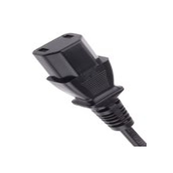 RS PRO,901-0769,2 m 电源线, 250 V, 直向转直, A 型中式插头 聚氯乙烯, 黑色, 符合CCC Certified标准