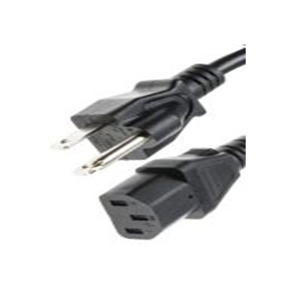 RS PRO,909-2165,2 m 电源线, 125 V, IEC C13转2针，日标 PSE, 黑色, 符合CE标准