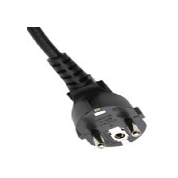 RS PRO,909-2184,2.5 m 电源线, 250 V, 无端接转CEE 7/3，Schuko 聚氯乙烯, 黑色, 符合CE标准, YZ 300/500系列