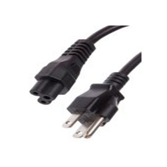 RS PRO,909-2190,2 m 电源线, 125 V, IEC C5转3针，中标 PSE, 黑色, 符合CE标准