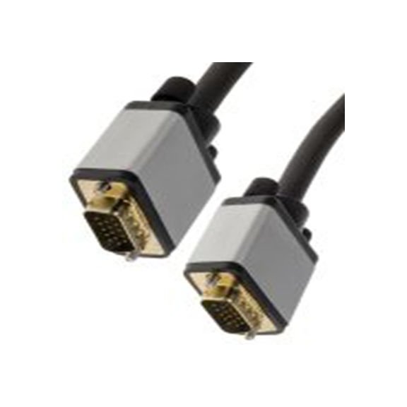 RS PRO,913-5023,RS PRO VGA线, 公 SVGA转公 SVGA, 3 m长, 黑色, 符合No标准, CPVGA系列