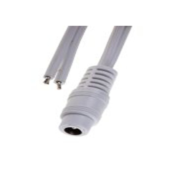 RS PRO,913-5114,1.8 m 电源线, 2.1mm DC插座转无端接, 白色, 符合CE标准