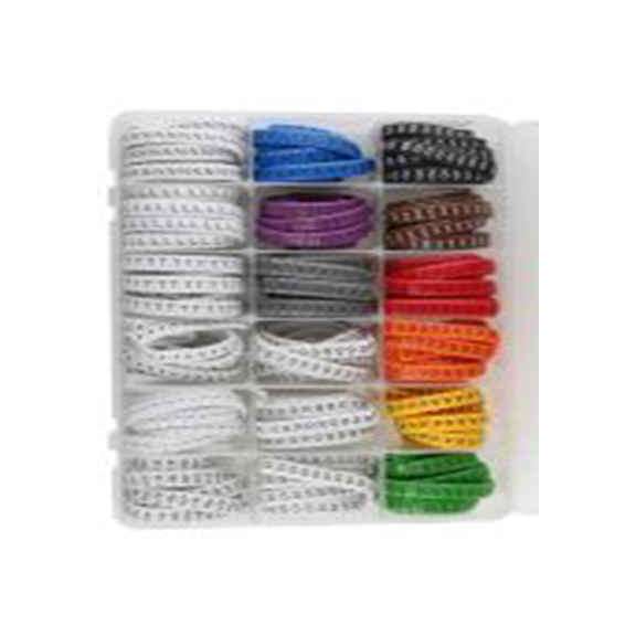 RS PRO,914-0592,RS PRO 防油 电缆标识, 滑动式固定 8 mm, 图例S, -, 接地, T, 0 至 9, L, +, N, 普通, R 2 mm, EP系列