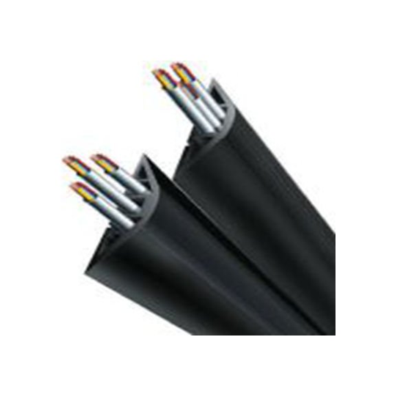 RS PRO,208-522,RS PRO, 4.5 m长 减速带线槽, 橡胶制, 黑色, Multi Compartment系列, 14 mm内径