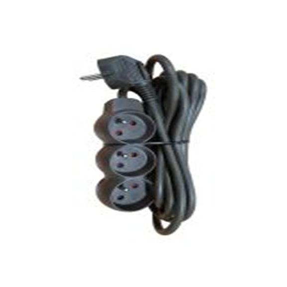 RS PRO,296-270,棕色 延长线, 额定电压250 V, 3个 E 型插座, 电缆长4 m