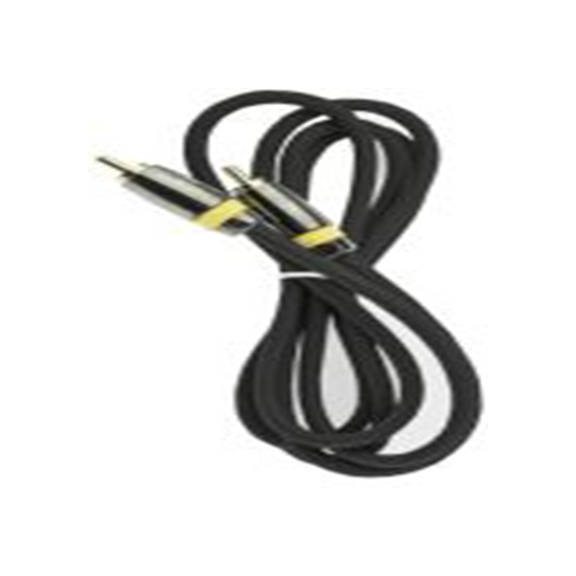 RS PRO,410-905,RS PRO 辅助电缆, RCA 公转RCA 公, 1.5 m长, 黑色