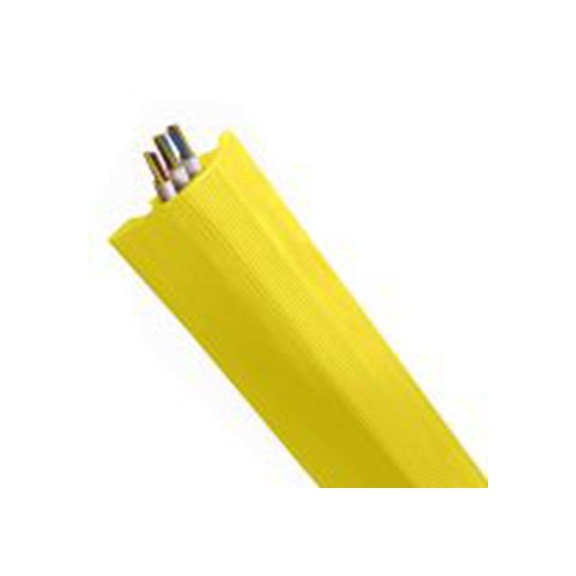 RS PRO,103-3924,RS PRO, 3 m长 减速带线槽, 橡胶制, 黄色, CableSafe系列, 30 mm内径