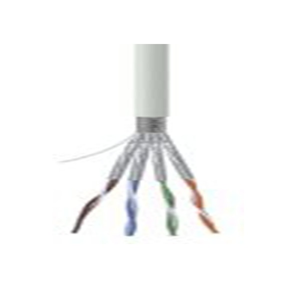 RS PRO,113-5908,100 m Cat7 以太网电缆, S/FTP屏蔽, 灰色 聚氯乙烯护套