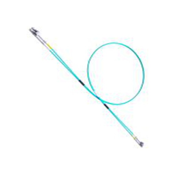 RS PRO,121-3922,OM3 单工和双工组件 光纤电缆, 10 m长, Φ900 μm线芯, 低烟，无卤 紫色, 浅绿色护套