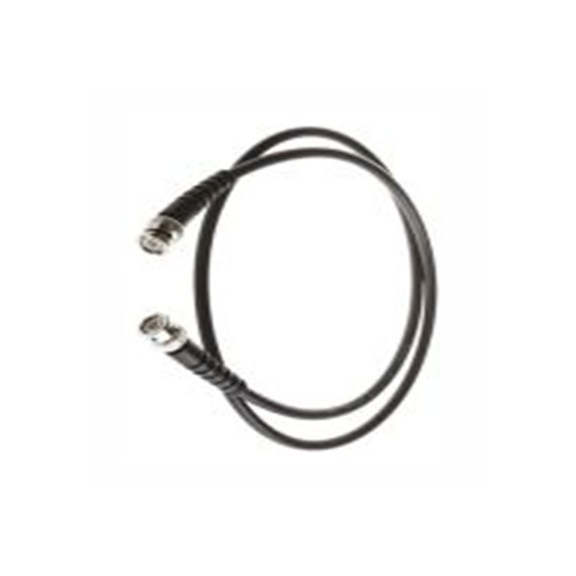 RS PRO,122-2147,RG59 同轴电缆, 0.5 m长, 75 Ω, 端接, 6.15 mm外径, 黑色, BNC系列